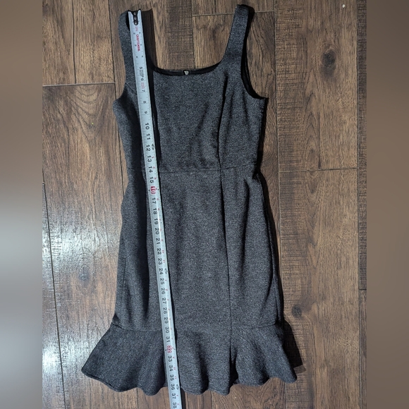The Limited Women's Charcoal Gray Knee Length Mermaid Sheath Dress Sz 2 Classic - Picture 9 of 15